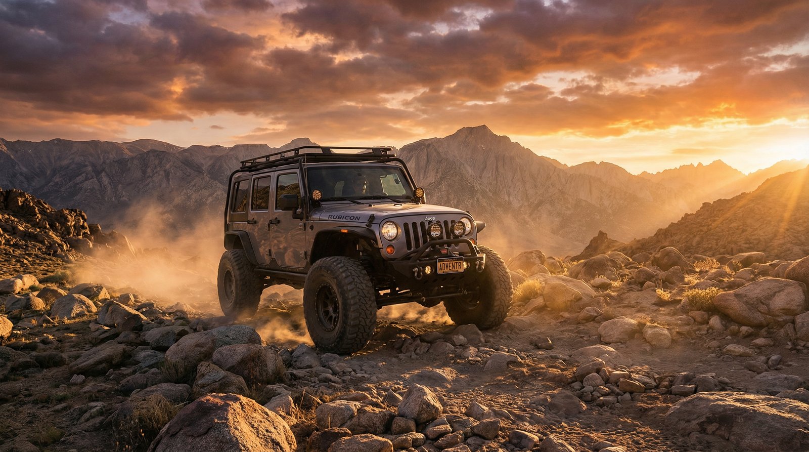 小马拉大车越野车穿越视频